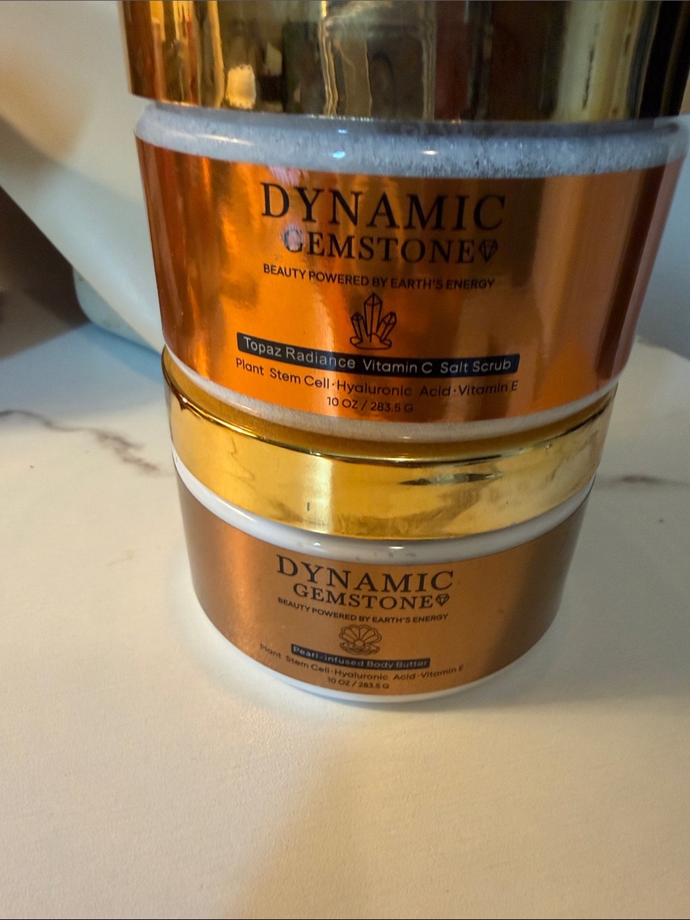 Topaz Radiance Vitamin C Salt Scrub & Body Butter - Gold Bundle